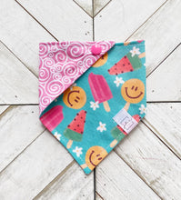 Load image into Gallery viewer, Popsicle Smiles Pet Bandana