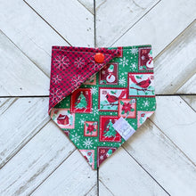 Load image into Gallery viewer, Holiday Stamps Pet Bandana