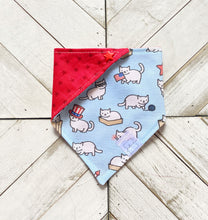 Load image into Gallery viewer, Patriotic Purrs Pet Bandana