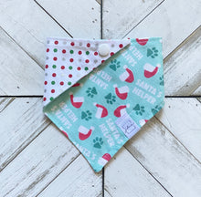 Load image into Gallery viewer, Santa’s Helper Pet Bandana