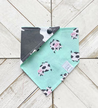 Load image into Gallery viewer, Crazy About Moo Pet Bandana