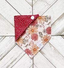 Load image into Gallery viewer, Autumn Flowers Pet Bandana