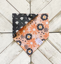 Load image into Gallery viewer, Spooky Petals Pet Bandana