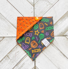 Load image into Gallery viewer, Neon Halloween Pet Bandana