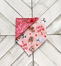 Load image into Gallery viewer, I Ruff You Pet Bandana