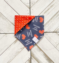 Load image into Gallery viewer, Rescued & Loved Pet Bandana