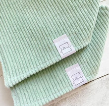 Load image into Gallery viewer, Sage Corduroy Pet Bandana