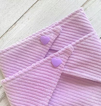 Load image into Gallery viewer, Lovely Lavender Corduroy Pet Bandana