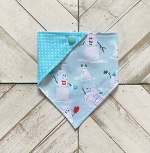 Load image into Gallery viewer, Build A Snowman Pet Bandana