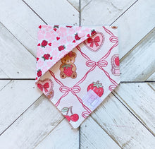 Load image into Gallery viewer, Strawberry Sweetheart Pet Bandana