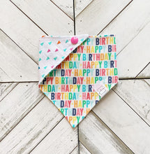 Load image into Gallery viewer, Happy Birthday Pet Bandana