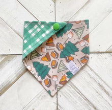 Load image into Gallery viewer, Campfire S’mores Pet Bandana