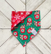 Load image into Gallery viewer, Xmas Pup Cup Pet Bandana