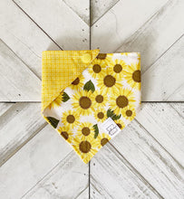 Load image into Gallery viewer, Fall Sunflowers Pet Bandana