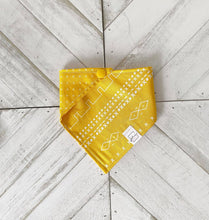 Load image into Gallery viewer, Aztec Gold Pet Bandana