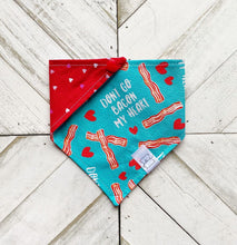Load image into Gallery viewer, Bacon My Heart Pet Bandana