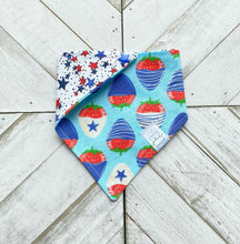 Load image into Gallery viewer, Star Spangled Berries Pet Bandana