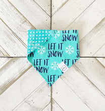 Load image into Gallery viewer, Let It Snow Pet Bandana