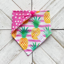 Load image into Gallery viewer, Pineapple Party Pet Bandana