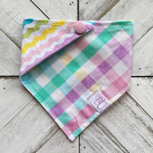 Load image into Gallery viewer, Spring Plaid Pet Bandana