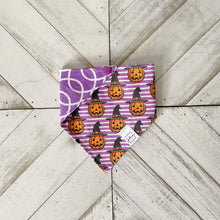 Load image into Gallery viewer, Jack O Lantern Pet Bandana