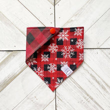 Load image into Gallery viewer, Snowfall Pet Bandana