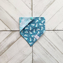 Load image into Gallery viewer, Snow Swirl Pet Bandana