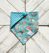 Load image into Gallery viewer, Sushi Roll Pet Bandana