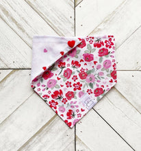 Load image into Gallery viewer, Valentine's Floral Pet Bandana
