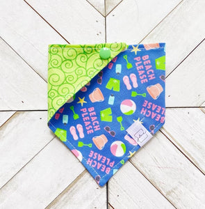 Beach Please Pet Bandana