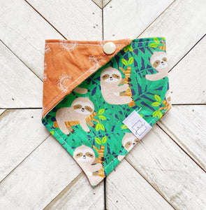 Sloth Hugs Pet Bandana