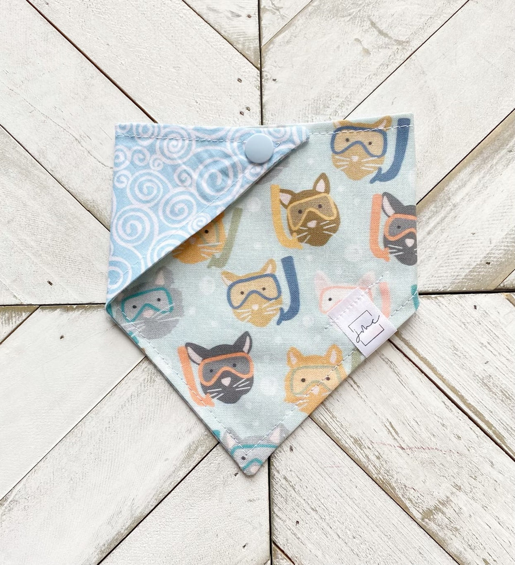 Snorkel Kitty Pet Bandana
