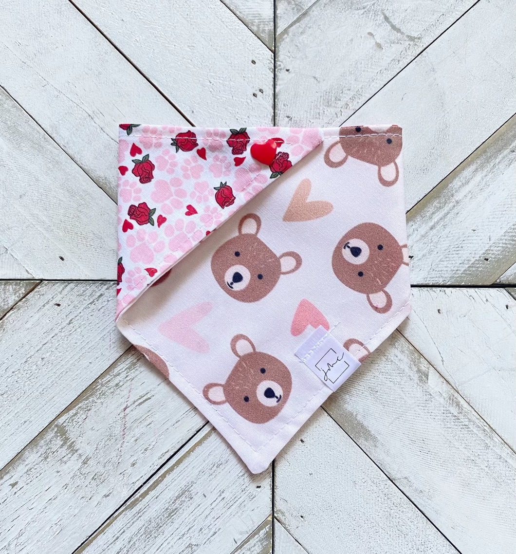Teddy Love Pet Bandana