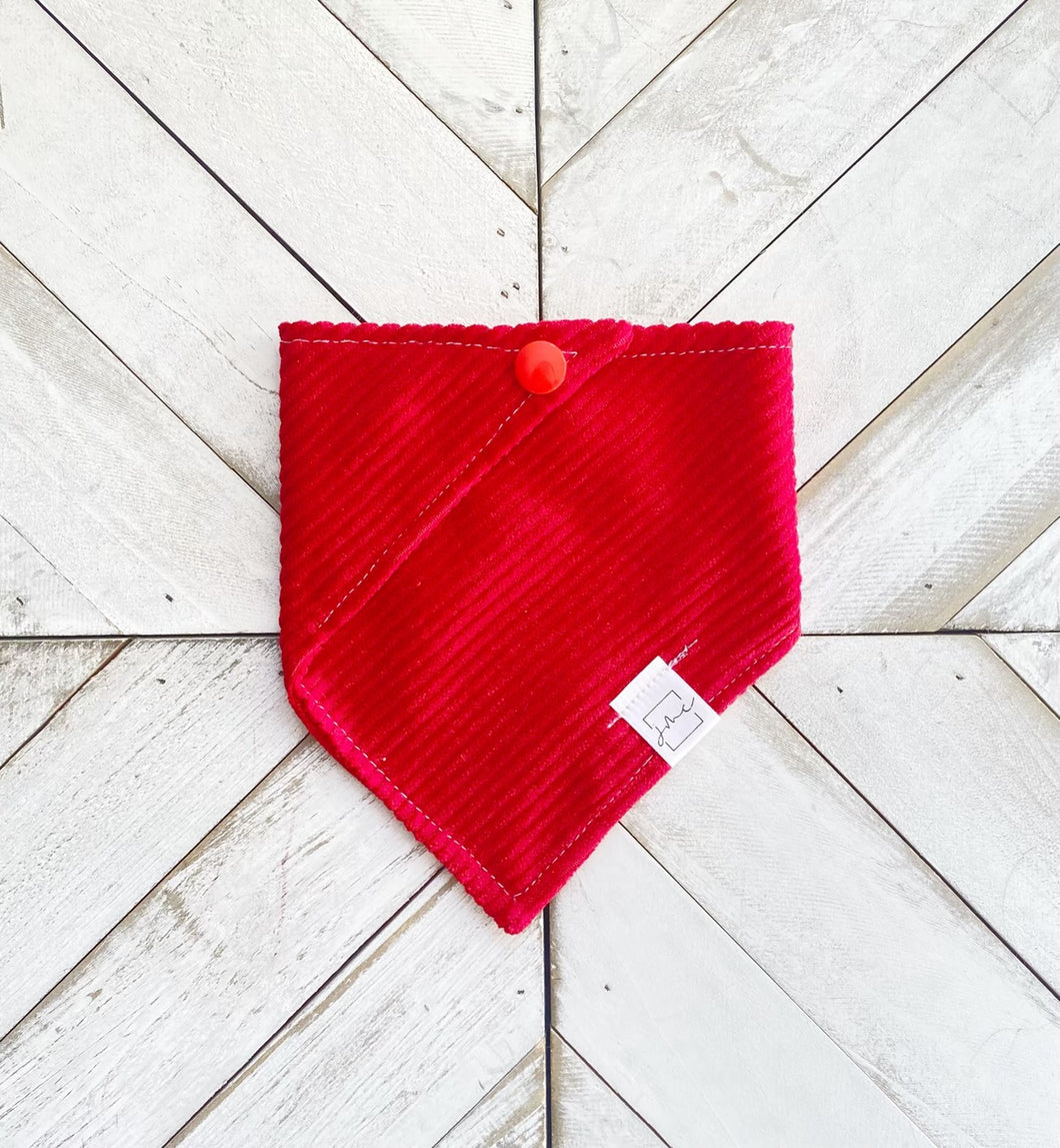 Christmas Corduroy Pet Bandana