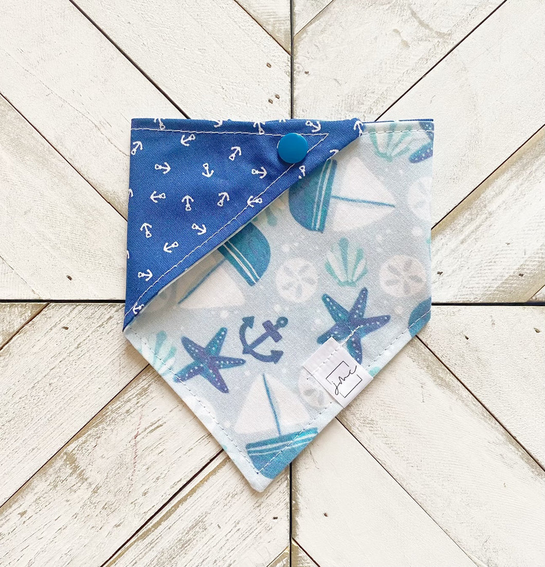 Anchors Away Pet Bandana