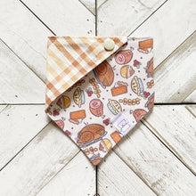 Load image into Gallery viewer, Thanksgiving Feast Pet Bandana
