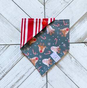 Christmas Reindeer Pet Bandana