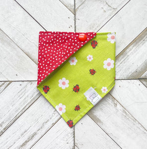 Lovely Ladybug Pet Bandana