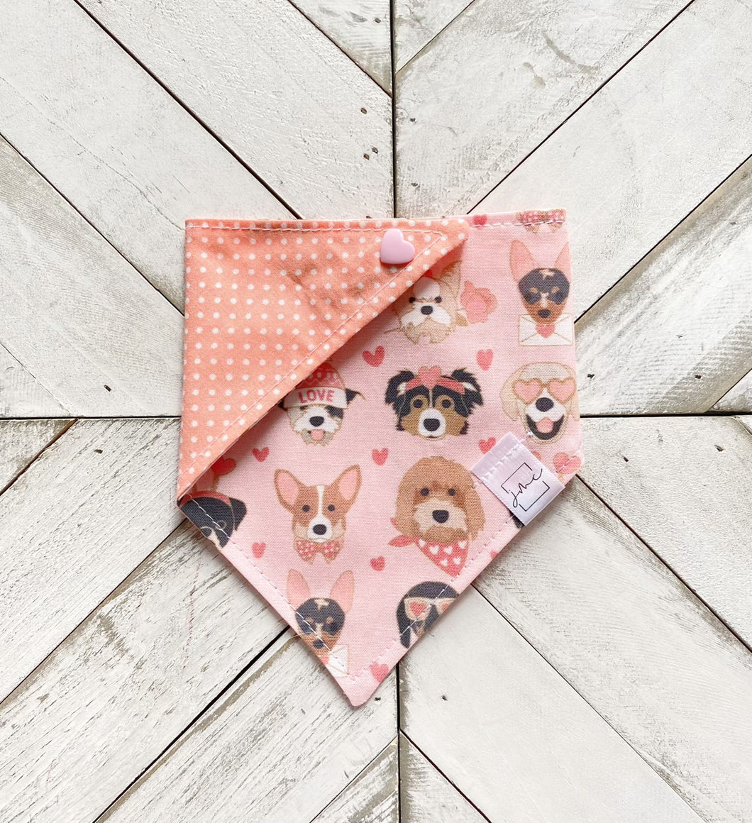 Barking For Love Pet Bandana