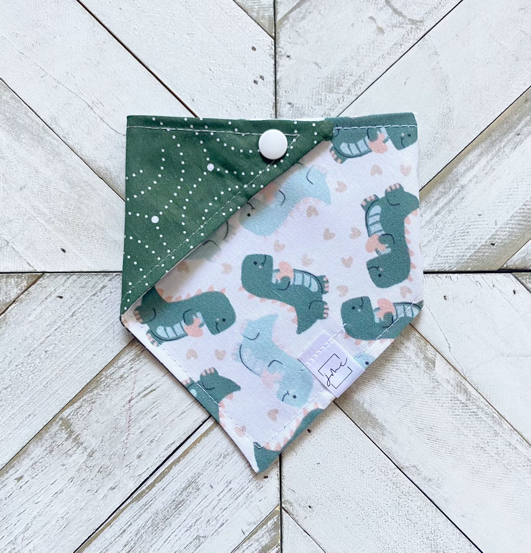 T-Rex Love Pet Bandana
