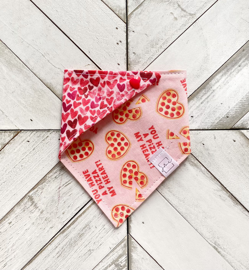 Pizza My Heart Pet Bandana