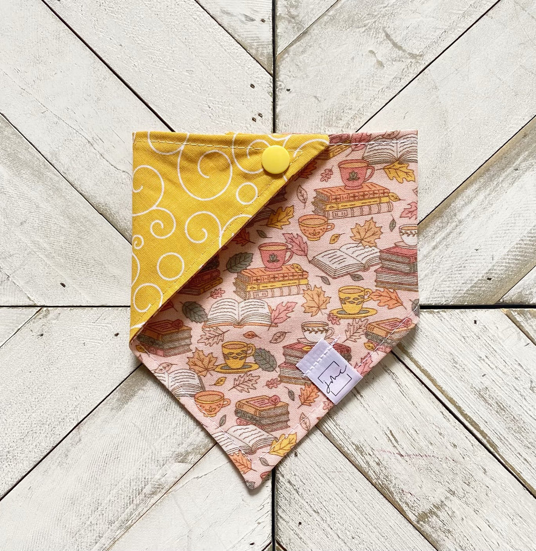 Cozy Reading Pet Bandana