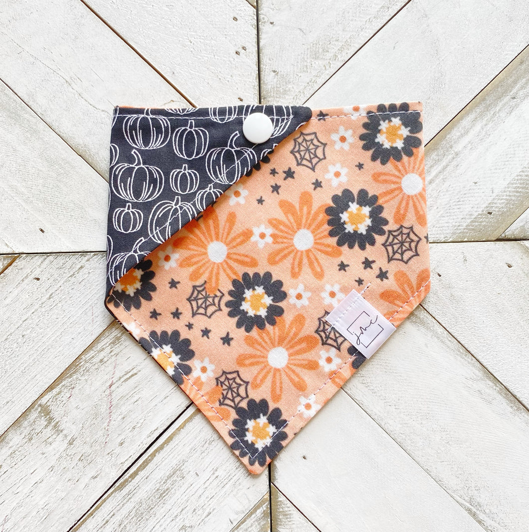 Spooky Floral Pet Bandana