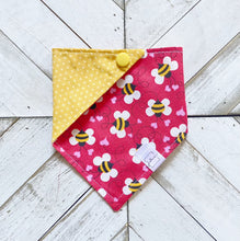 Load image into Gallery viewer, Bee My Valentine Pet Bandana
