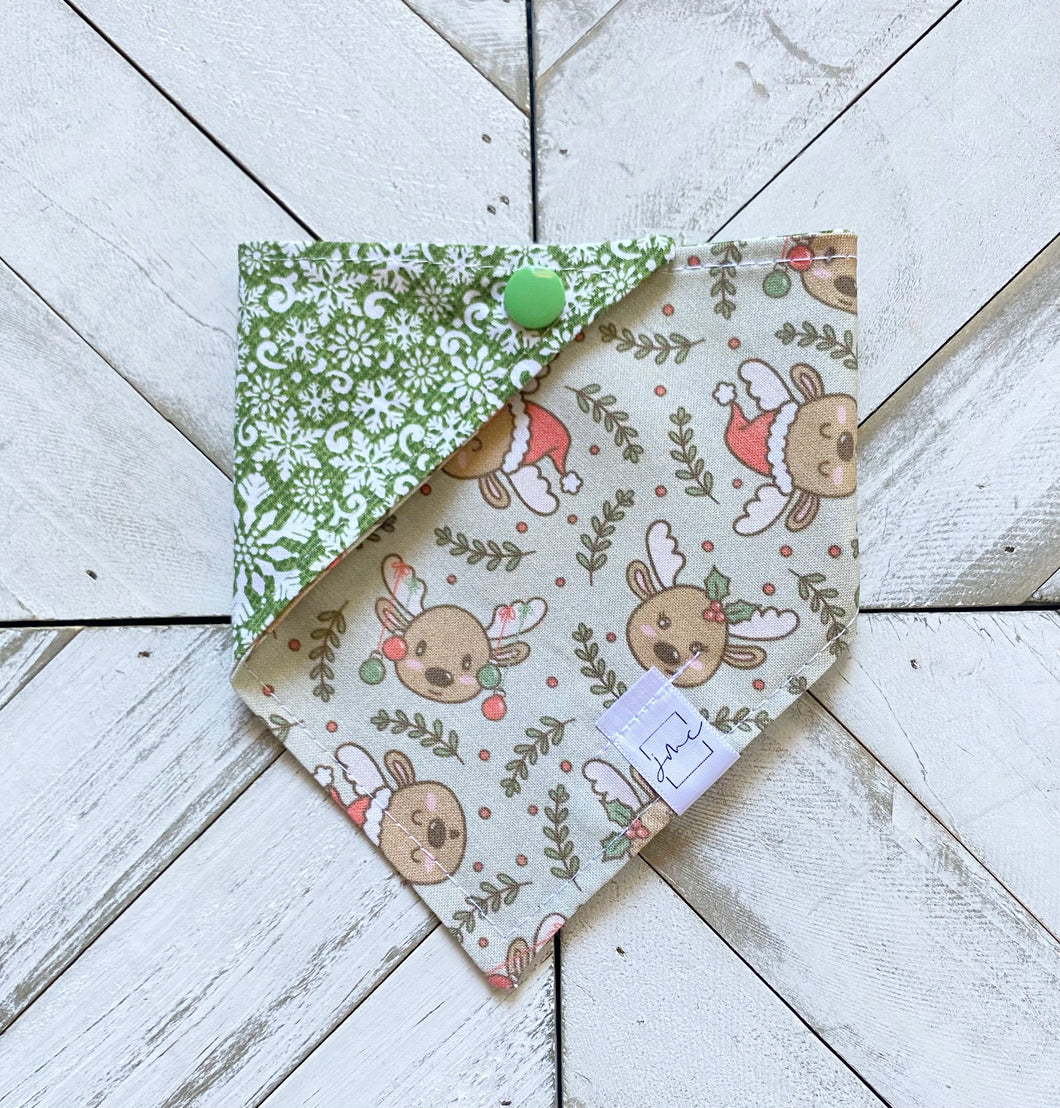 Festive Reindeer Pet Bandana