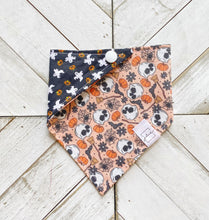 Load image into Gallery viewer, Pumpkin Skulls Pet Bandana

