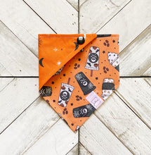 Load image into Gallery viewer, Spooky Brews Pet Bandana
