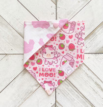 Load image into Gallery viewer, I Love Moo Pet Bandana
