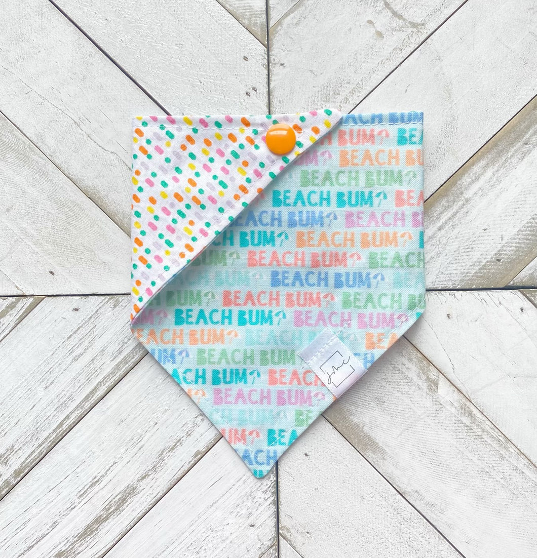 Beach Bum Pet Bandana