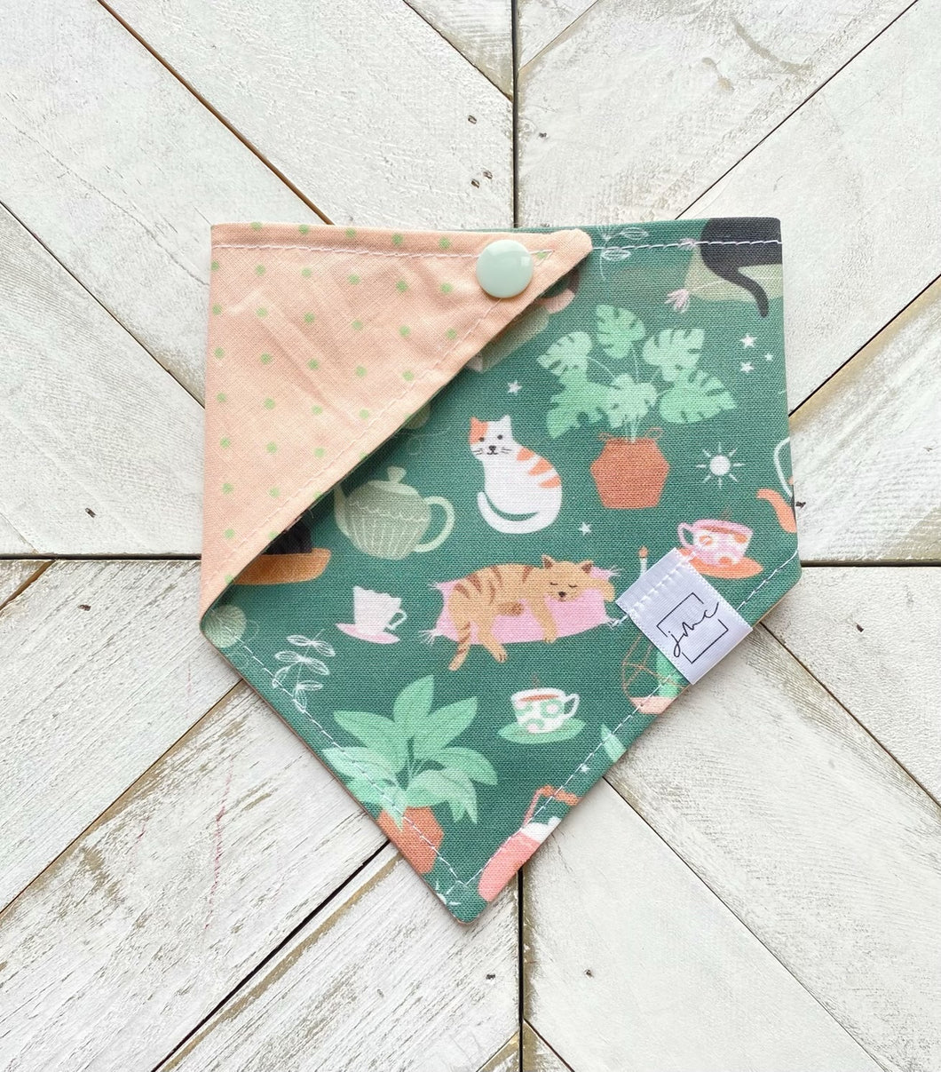 Cat Cafe Pet Bandana